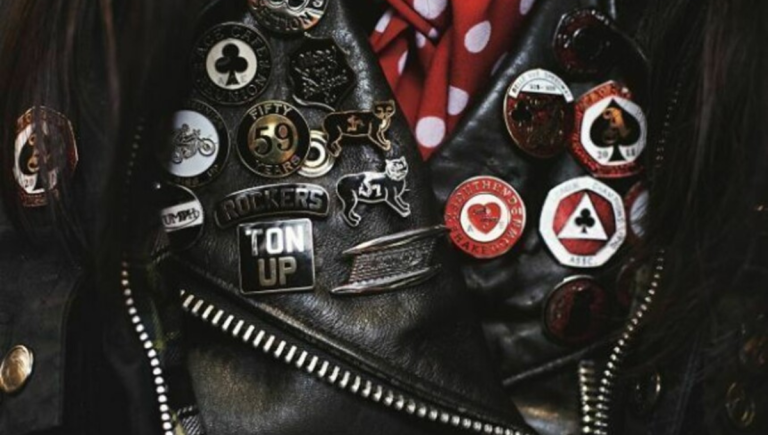 Velcro Patches On Leather Jacket